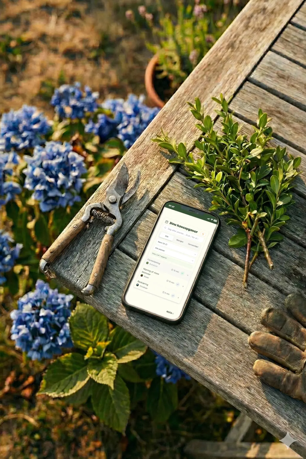 På baggrund af de ønsker, du har delt med Nefa, får du en skræddersyet plan, så du altid ved, hvad der skal gøres.
